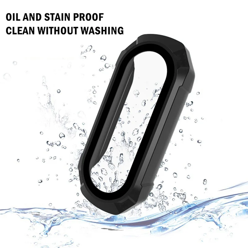 Защитное стекло экрана и чехол для Xiaomi Mi Band 7PRO 7 6 5 4, защитный браслет для PC, 2 в 1 умный чехол для часов с полной защитной пленкой.