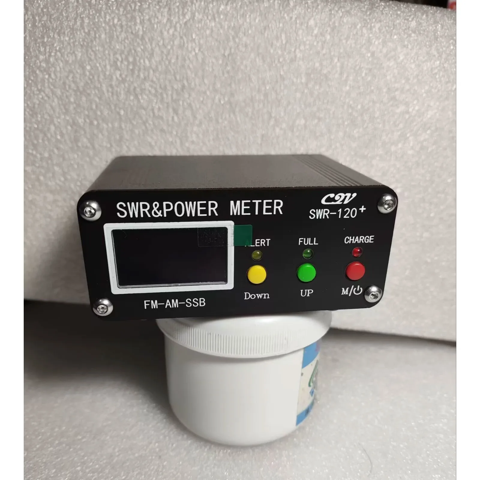 

Wishcolor SWR-120 + компактный SWR & измеритель мощности 120 Вт, цифровой измеритель мощности с 4,3-дюймовым OLED-дисплеем, версия с кнопками