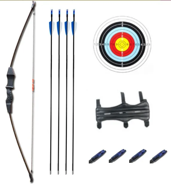 

3-12years Kids Bow and Arrow Set Recurve Bow Take-down Bow for Children Outdoor Shooting Game Bow Beginner Practice Shooting