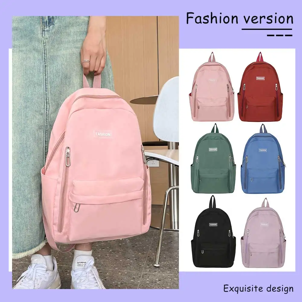 

Nylon Fashion Backpack Large Capacity Versatile Daypack Casual Student Bag School Backpacks for School Girls Bag 2023 New Style