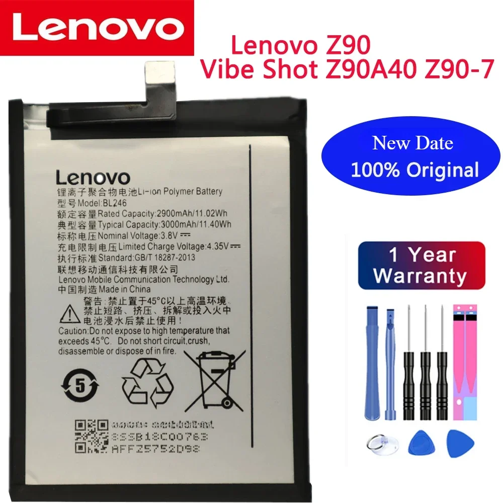 Новый оригинальный аккумулятор для телефона BL246 Lenovo Z90/Lenovo Vibe Shot Z90A40 Z90-7