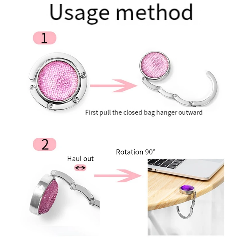 Круглая портативная настольная вешалка для телефона держатель-крючок сумки
