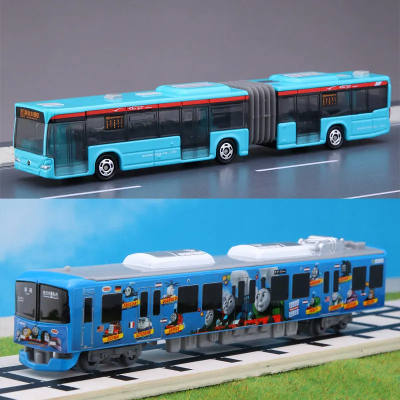 Фото Оригинальная модель Tomica Long No.124 Keihan Train Thomas the Tank Engine 2020, литая под давлением, из сплава, миниатюрный железнодорожный состав, игрушка, подарок для детей №1