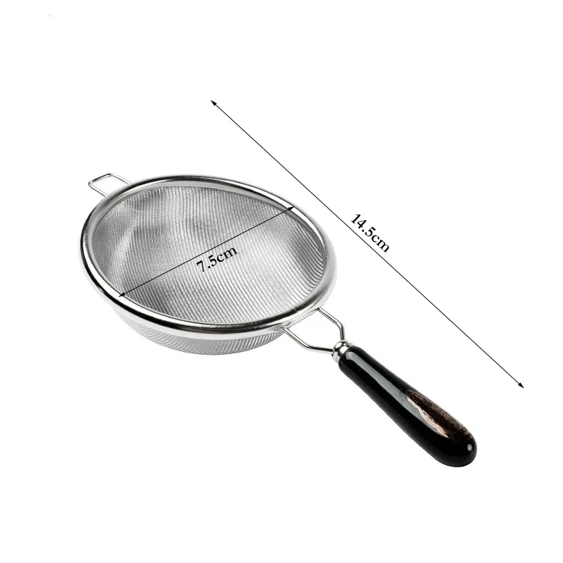 

Tea Strainer Mesh Tea Infuser Filter Teapot Strainer with Ceramic Handle Fine Mesh Sieve Spice Strainer Tea Ceremony Accessories