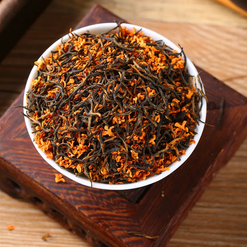 

Набор превосходного свежего черного чая Osmanthus, натуральный сильный аромат, органический чай osmanthus, классический, без чайника