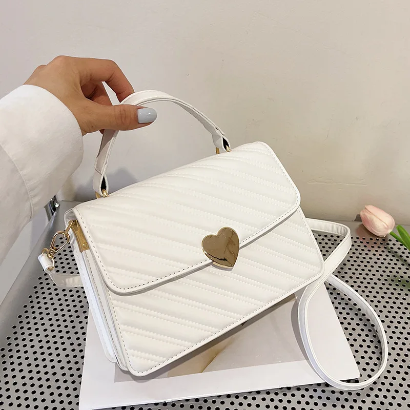 

Luxury Crossbody Bags For Women PU Leather Solid Color Shoulder Bag Women Casual Satchels Wide Straps Fashion Bag Handbag