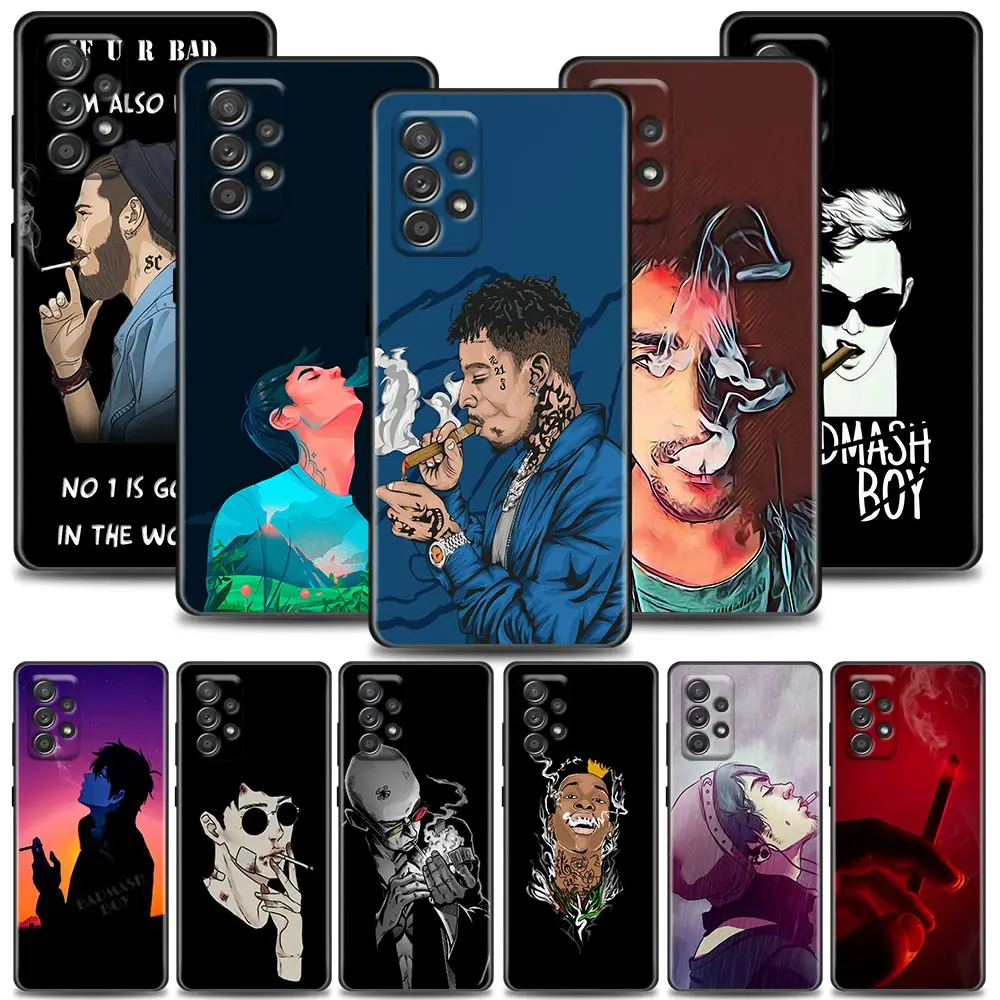

Phone Case for Samsung A01 A02 A03s A11 A12 A13 A21s A22 A31 A32 A41 A42 A51 4G 5G Silicone CaseBad Boys Smoking
