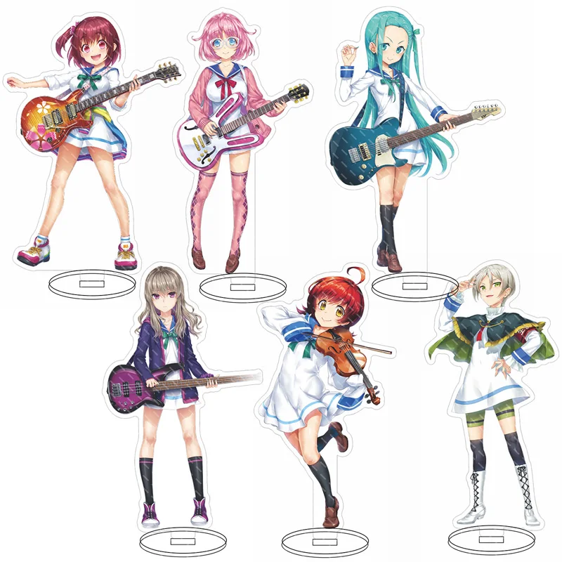 Аниме иродоримидори стенд Akesaka Serina Ogata Aliciana Tenozu Nazuna Косплей акриловая фигурка