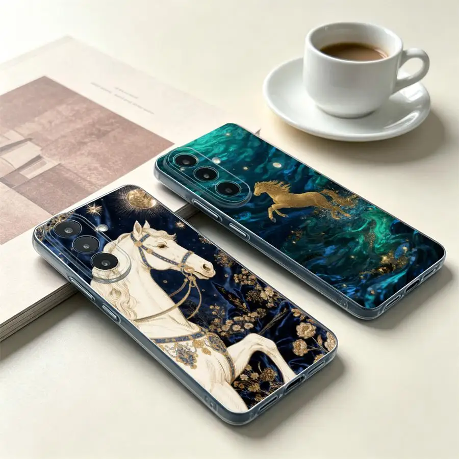 Фото Чехол для Samsung Galaxy A54 A15 A55 A23 A25 A51 A52 A31 A33 A52 A26 A24 A56 A50 A14 A16 A36 A27 A34 A35 с дизайном «Волна ужасов» №1