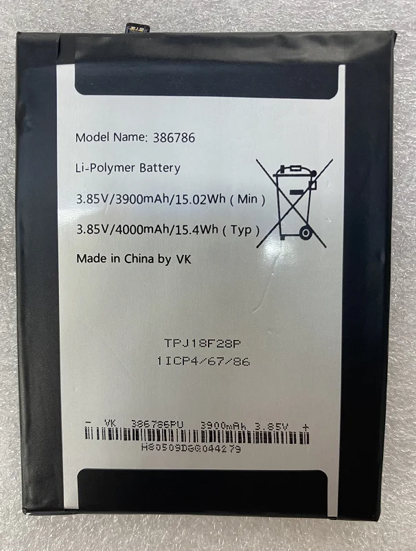 Оригинальный 386786 SUGAR C12 4000 мАч, запасная батарея для BQ Mobile мобильный телефон Mercury