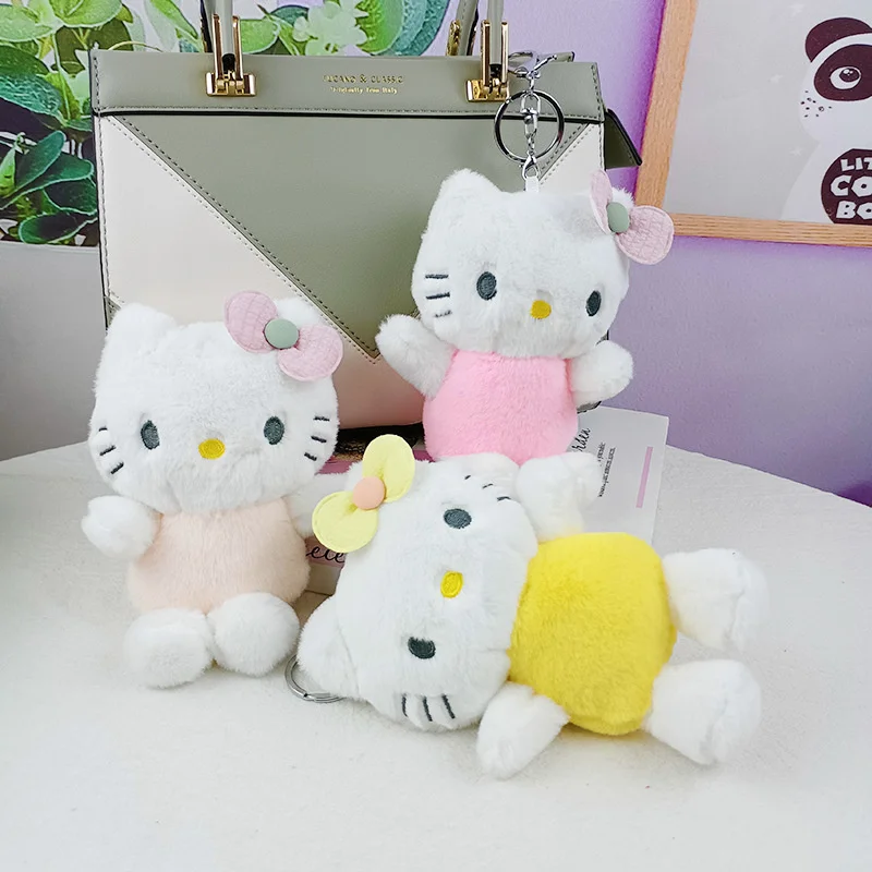

Kawaii Sanrioed аниме плюшевые игрушки милый розовый Кот Мягкие Игрушки для девочек Мультфильм Плюшевая Кукла Детская игрушка подарок на день рож...