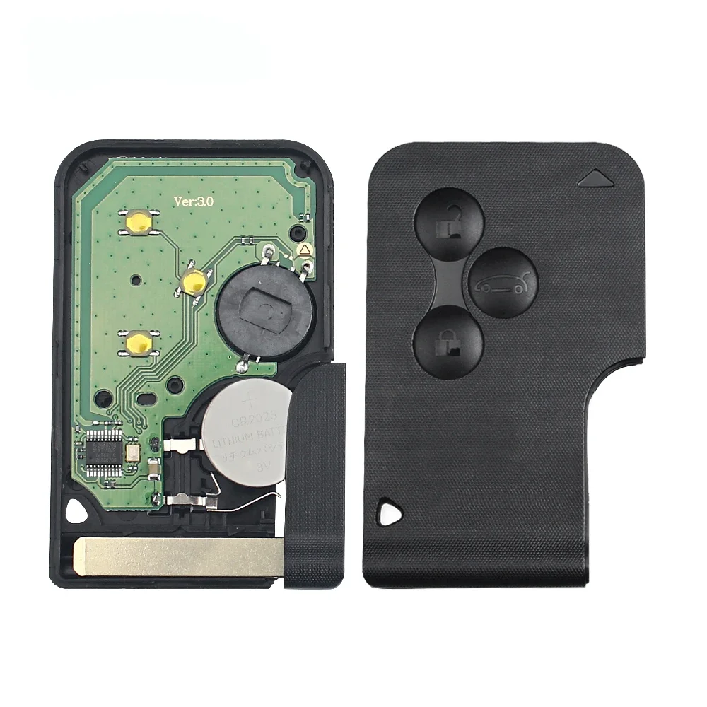 Дистанционный ключ KEYYOU для Renault Megane Scenic 2003-2008 433 МГц чип ID46 PCF7947 3 кнопки