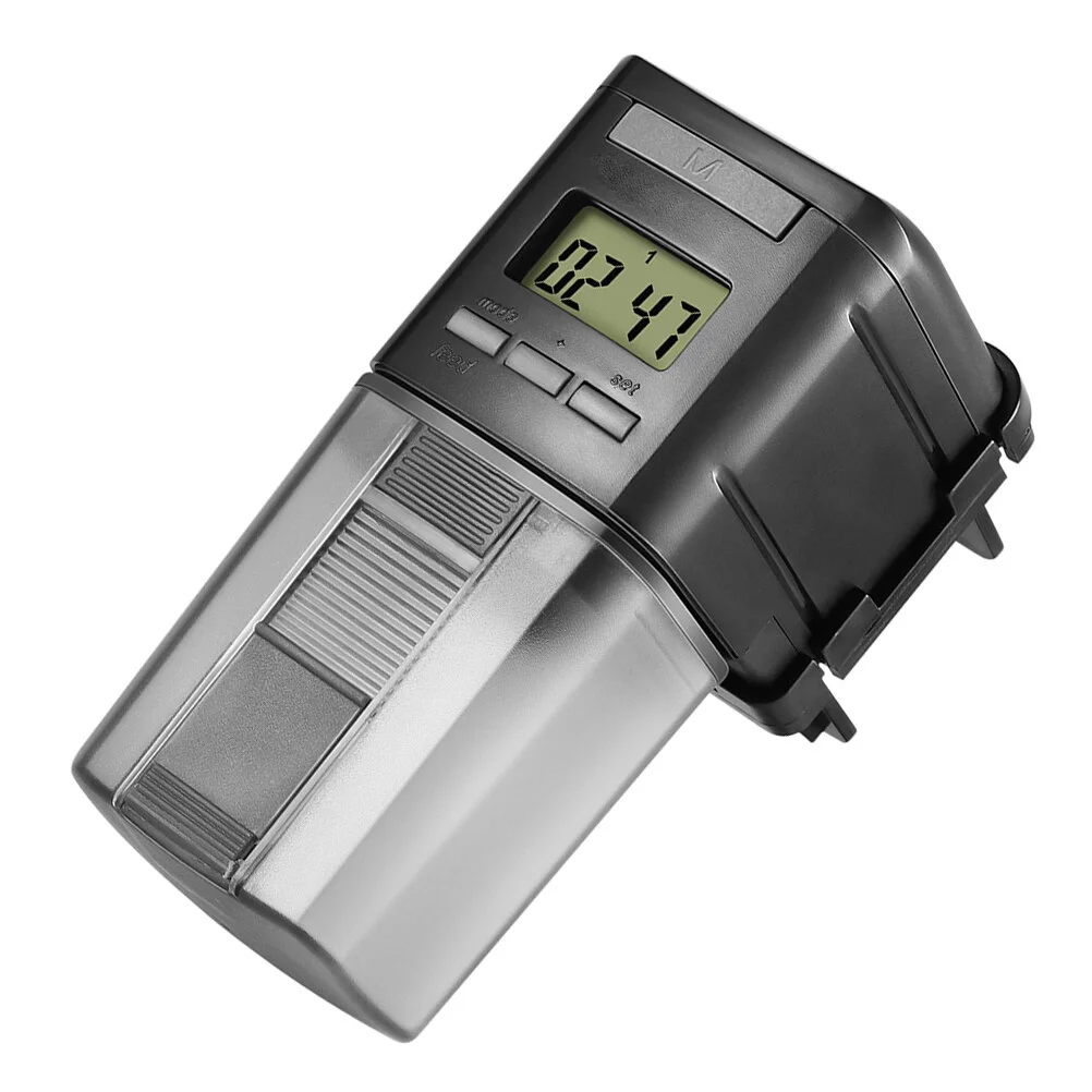 

Aquarium Fish Feeder Auto Tank Gold Food Automatic Dispenser Electric Betta Water