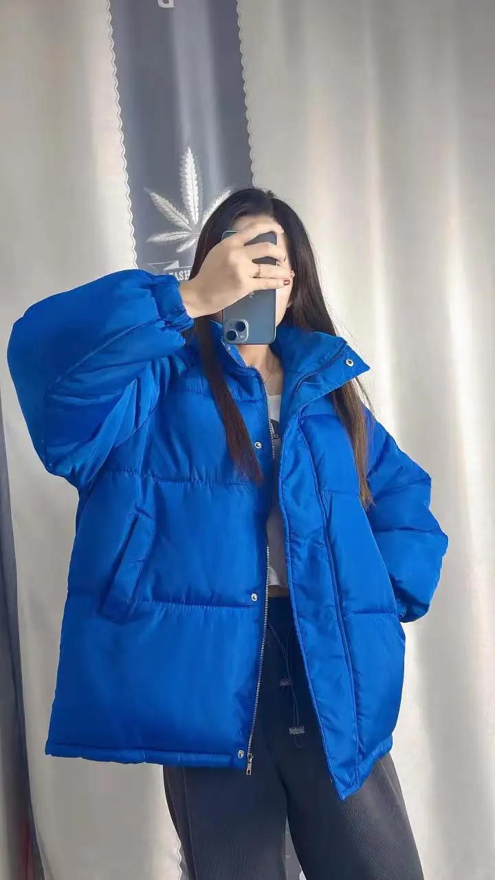 Actual Cotton Clothes Cotton Clothes Female Small Person Cotton Jacket 2022 New Short Student Bread Clothes Winter Jacket