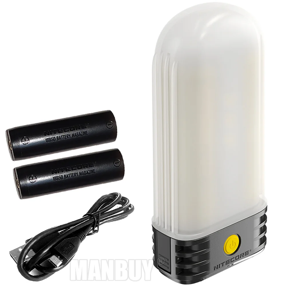 Оригинальный NITECORE LR60 USB-C перезаряжаемый фонарь для кемпинга + внешний