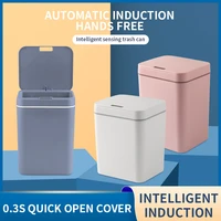 smart sensor trash can house paper bin kitchen trash can bathroom waste garbage bin household rubbish can automatic inducing