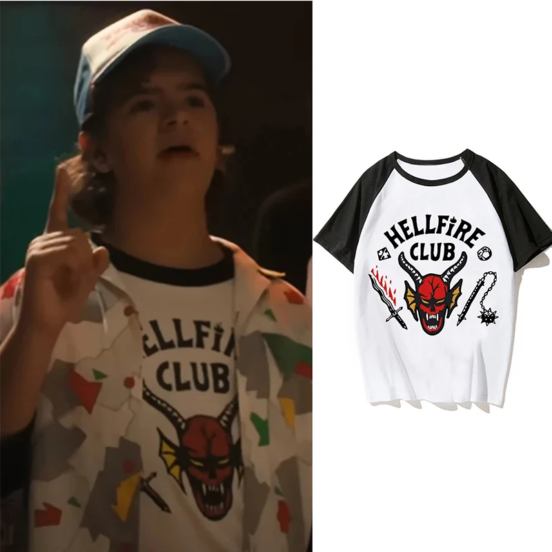 

Stranger Things 4 T Shirt Women/Men T-shirt Aesthetic Graphic Hellfire Club Tshirts Unisex Funny Tee Shirt Eleven Tops Summer