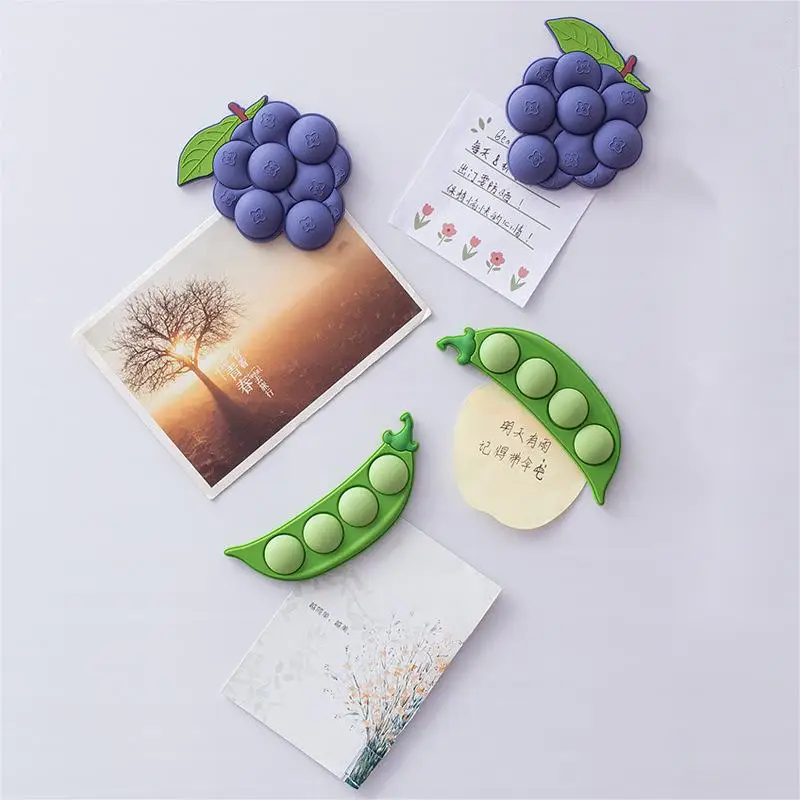 

Магнит для холодильника с изображением черники, персонализированные 3D сенсорные наклейки, Removablesoft Lovely, без следов, Италия, для декоративного холодильника