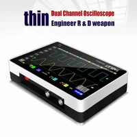 fnirsi mini 7 touch panel digital oscilloscope 2ch 100mhz bandwidth 1gs