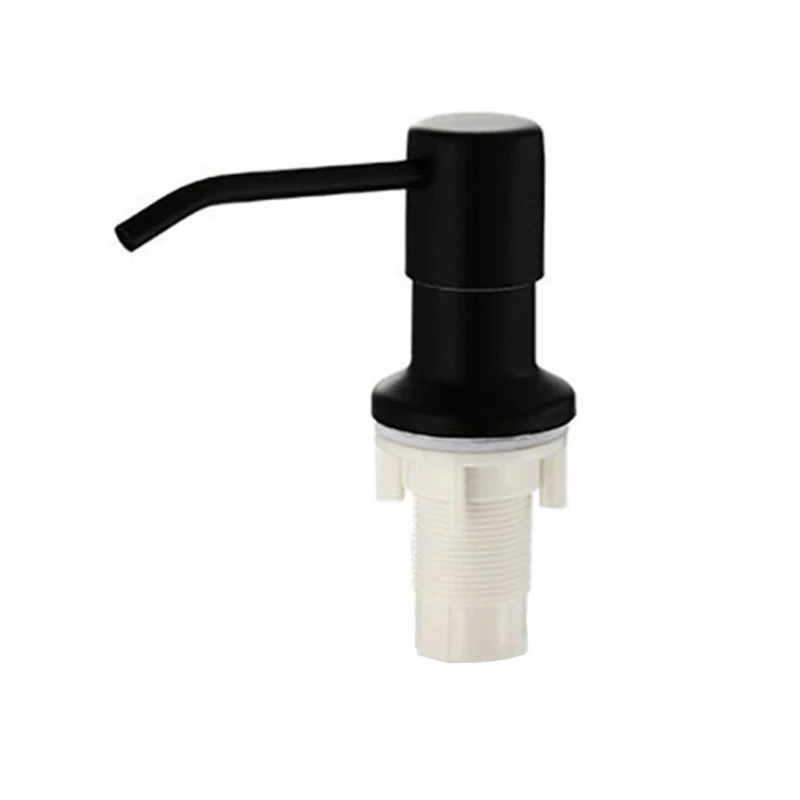 

Home Hand Soap & Lotion Pump Head Kitchen Sink Soap Dispenser Tops Replacement Stainless Steel Manual Press Head