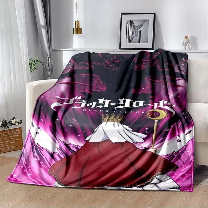 Флисовое одеяло Black Clover