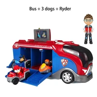 paw patrol toy bus watchtower rescue vehicle toys for boys childrens cartoon toy figure birthday gift figure captain ryder