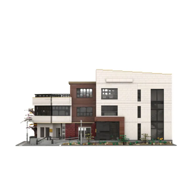 MOC-91348 Городское здание Ulsan Культурный центр Модель строительного блока 10338 PartsMOC