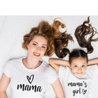 Женская футболка с надписью Love и надписью Mama