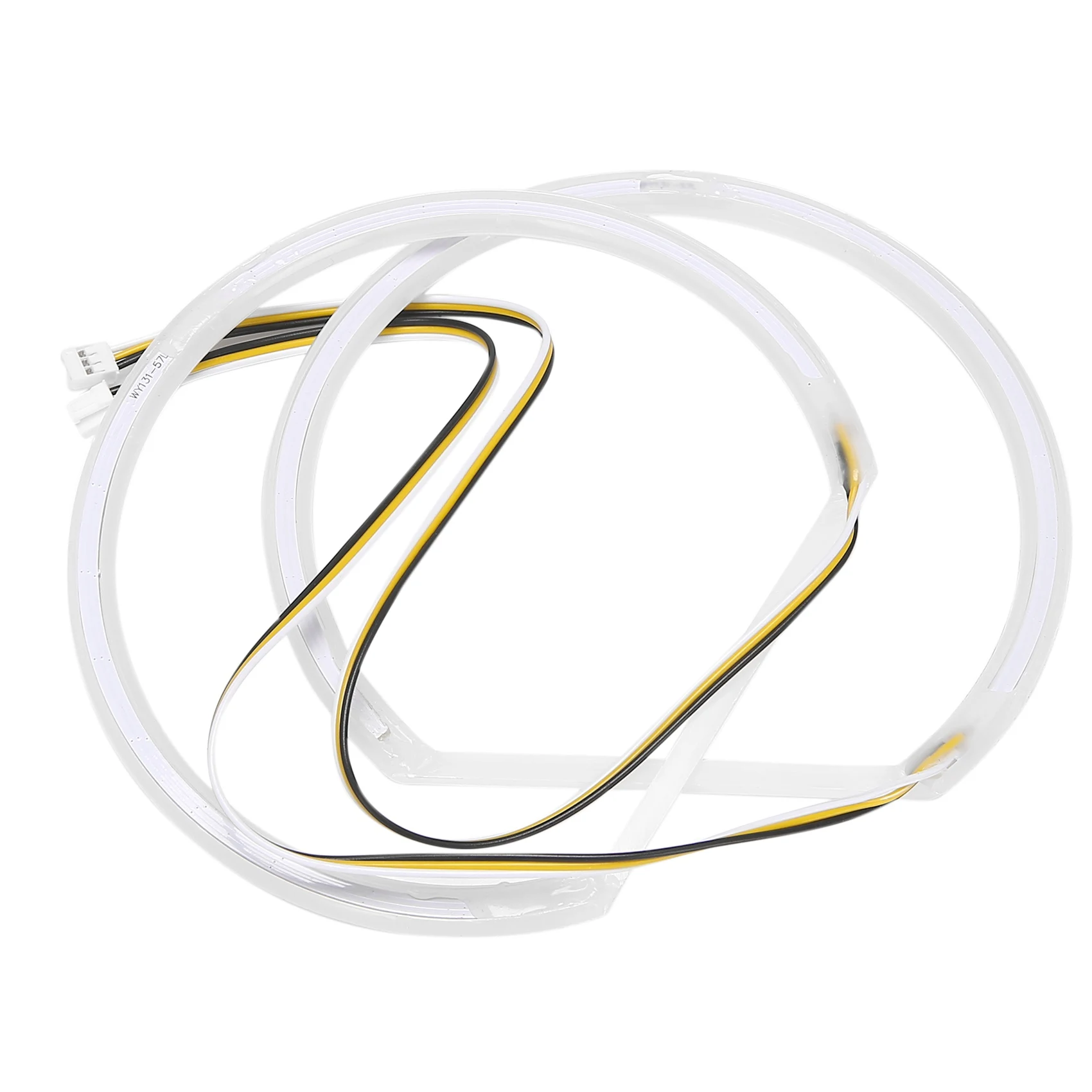 Автомобильные светодиодные кольца с ангельскими глазами гало 4x мм двухцветные