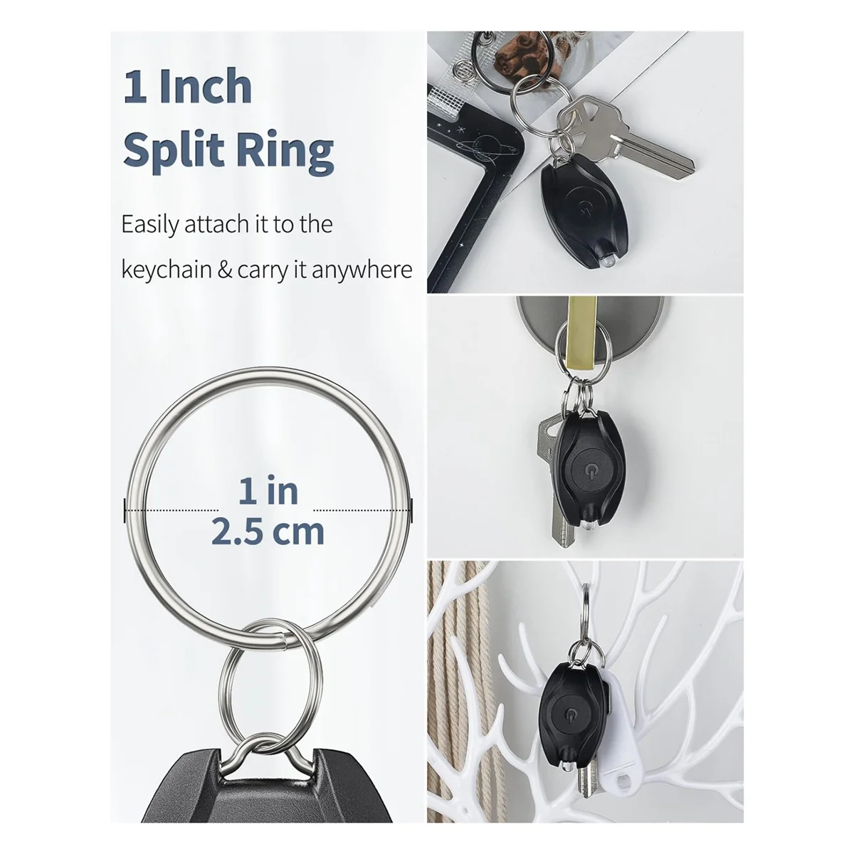 10 шт./упаковка светодиодный мини-брелок для ключей