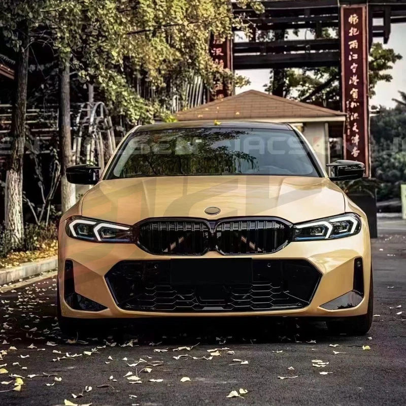 Фото Комплект обвеса G20 LCI MT для BMW 3 серии G20: передний и задний бамперы, боковые пороги, диффузор, выхлопные трубы (2023-2024) №2
