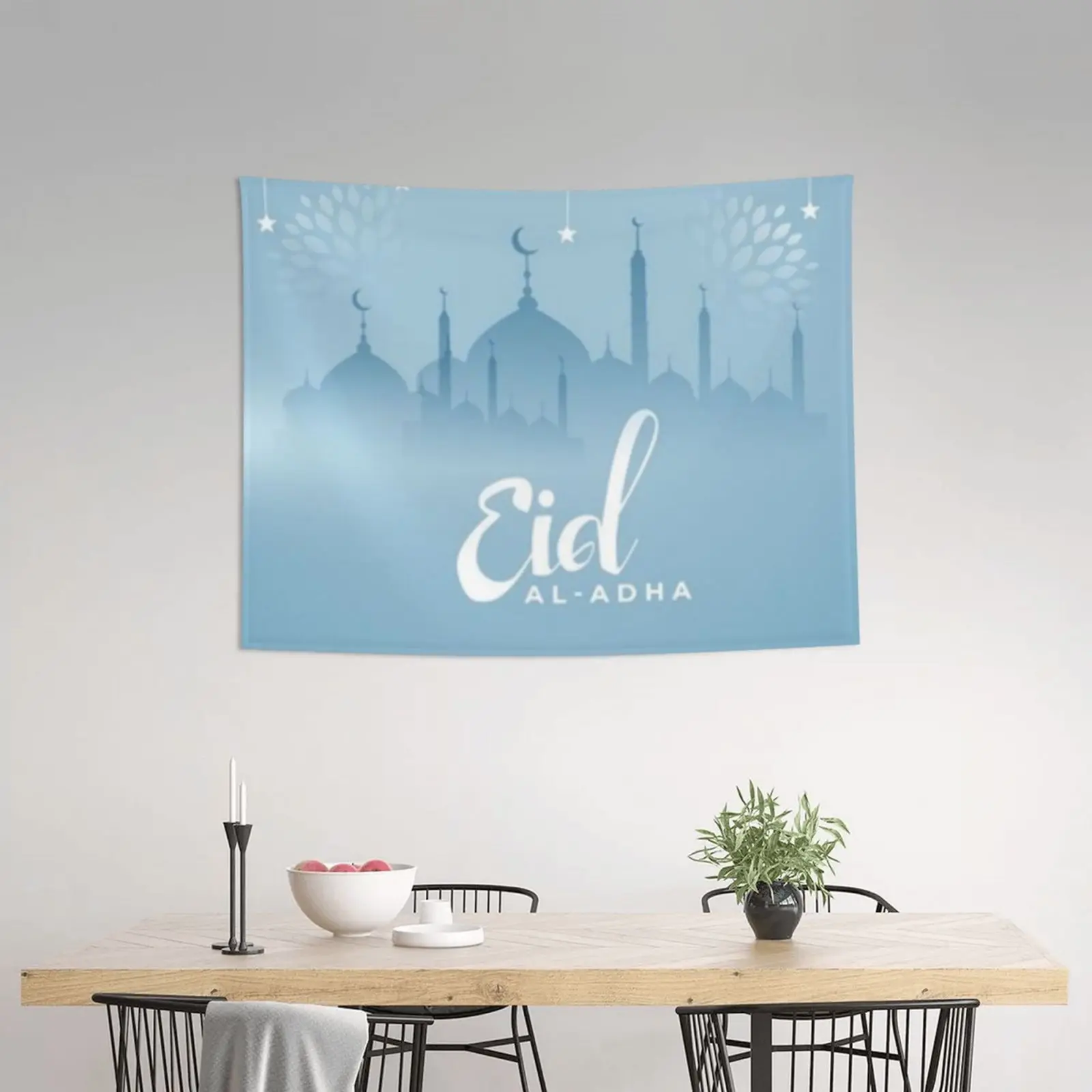 

ИД Мубарак гобелен комната подвесное украшение мусульманский фестиваль Рамадан Настенная картина подарок