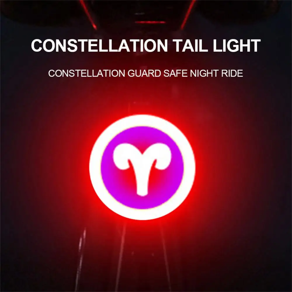 

Фонарик для заднего фонаря, водостойкий IP64, USB-зарядка, задние фонари, аксессуары для горного велосипеда, яркий круглый треугольник в форме сердца