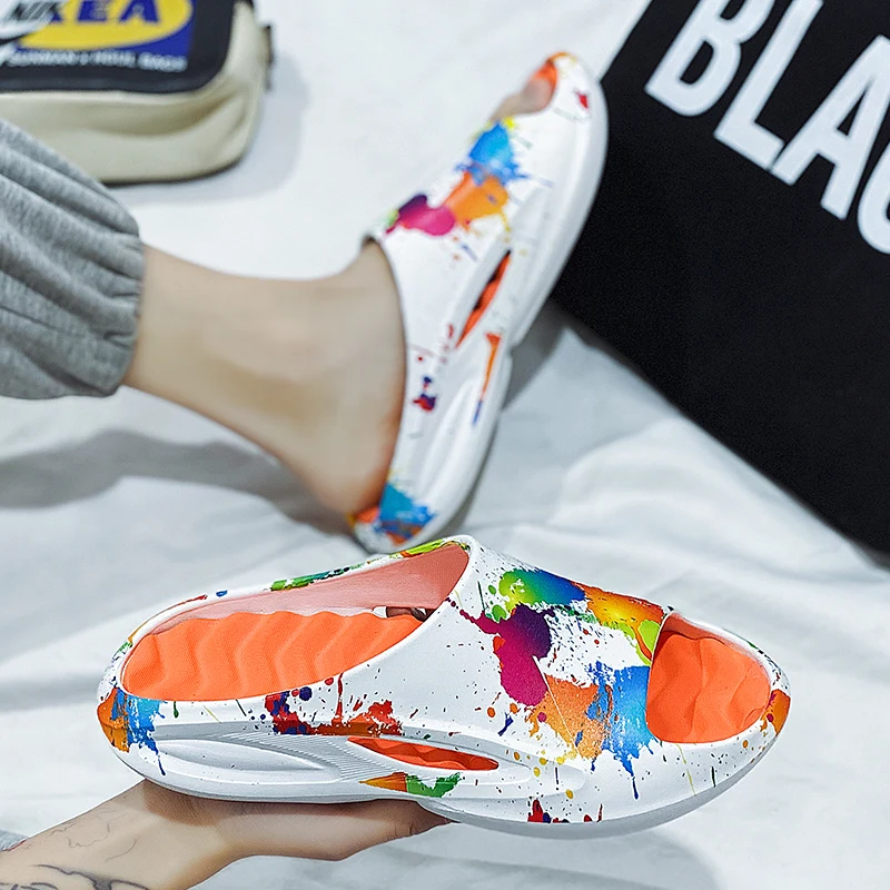 

WSNG/тапочки для родителей и ребенка; Новинка 2022 года; Летняя верхняя одежда для мужчин; Пляжные Нескользящие сандалии; Спортивные сандалии; Женская Sandals36-45