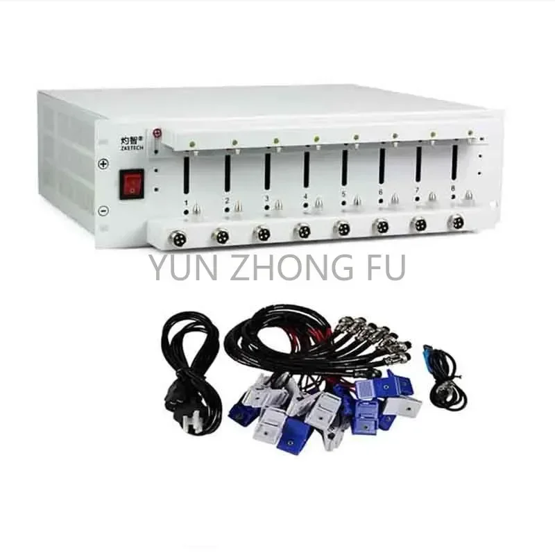 EBC-X testeur de capacité battery au lithium 8 canaux зарядка и перезарядка тест subventionnement 10A 18650