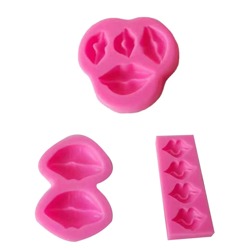 

3D Sexy Lip Mold Fondant Chocolate Mould Cake Pastry Baking DIY Supplies