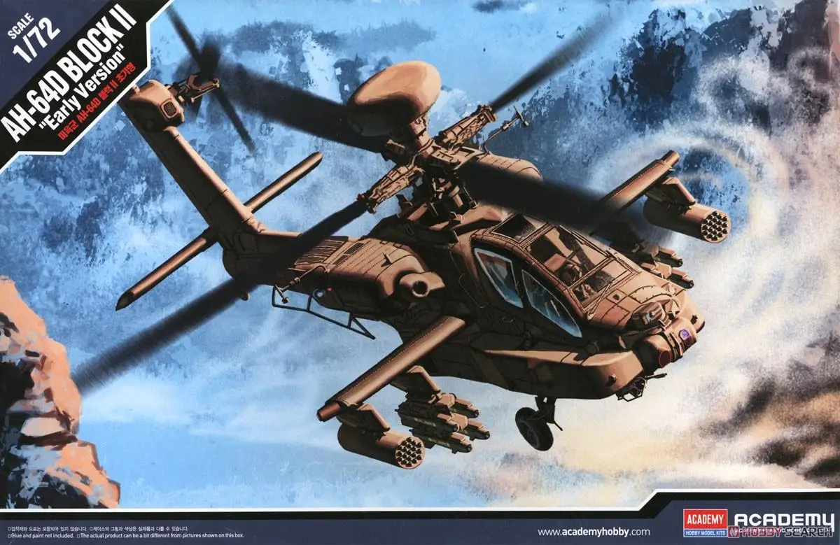 

Академия 12514 1/72 AH-64D блок II 'ранняя версия '(пластиковая модель)
