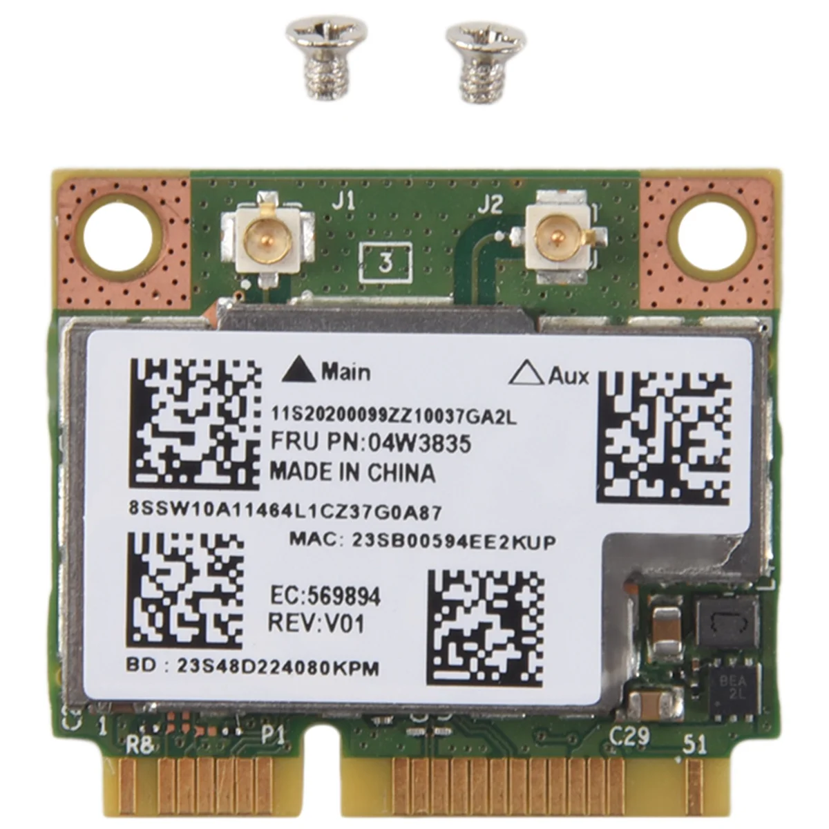 Беспроводная мини-карта PCI-E BCM943228HMB 04W3764 Wi-Fi Bluetooth 4 0 компактная для Lenovo E130 E135 E330 E335