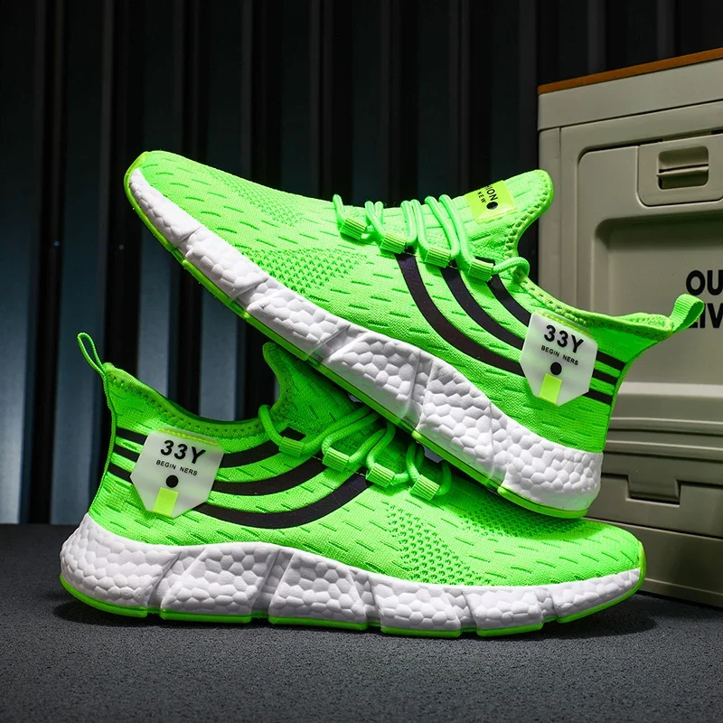 Мужская повседневная спортивная обувь для бега тенниса прогулочная дышащие