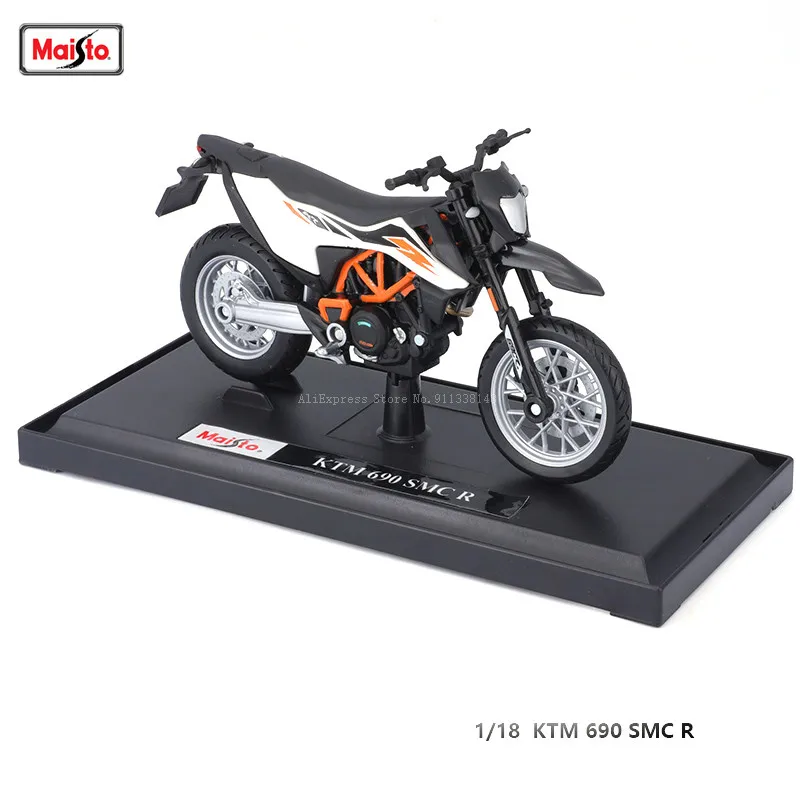 

Maisto 1:18 KTM 690 SMC R Boutique Motorcycle Official Genuine Static Die Casting Car Model Collection Gift Toy