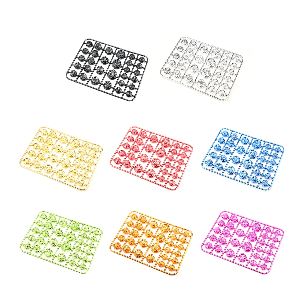 

30pcs/Set Motorcycle Screw Cap Cover Head Body Decorative Engine Nut Bolt Caps Car Bicycle Accessories for Motor Scooters