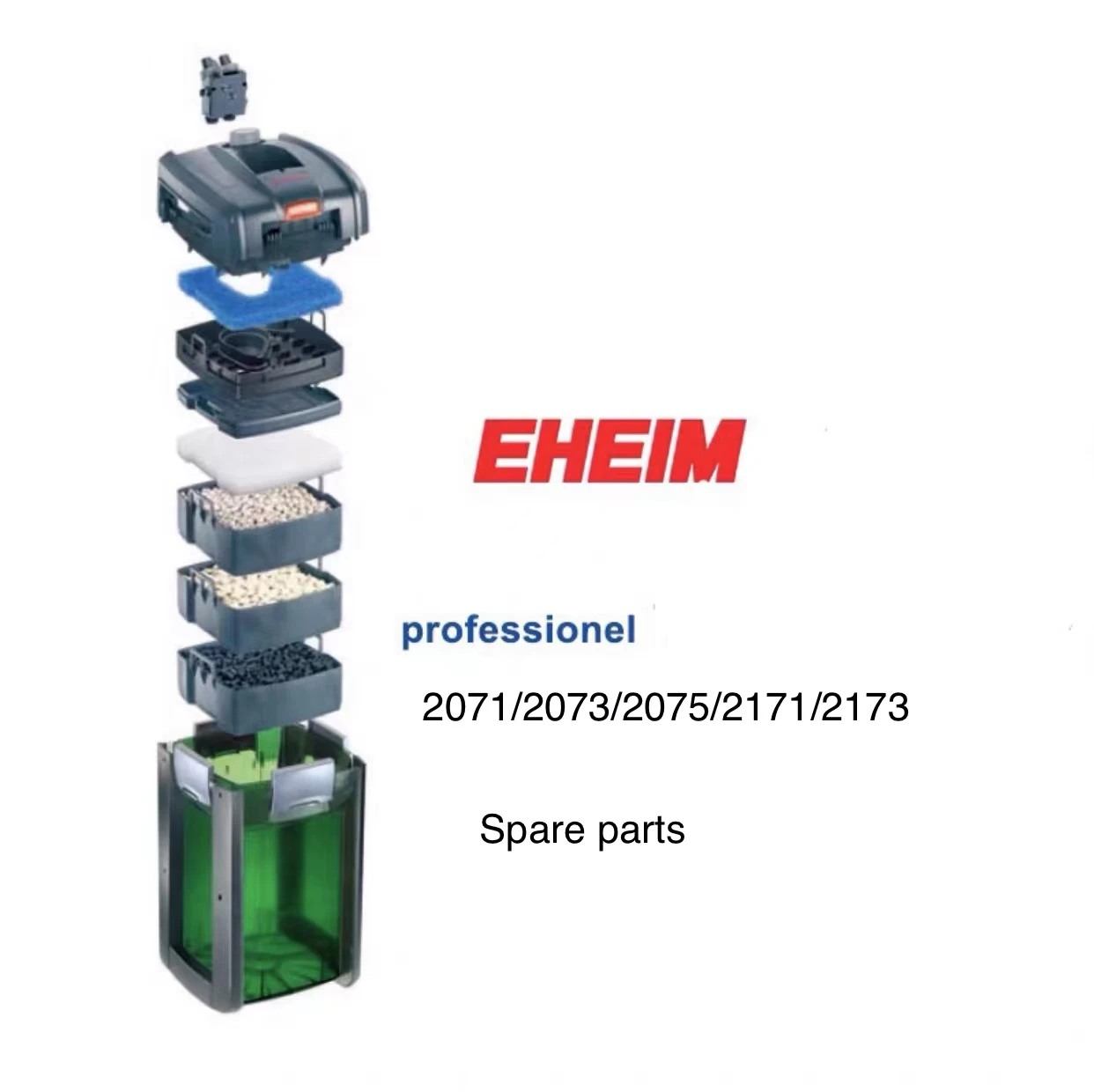 Внешний фильтр EHEIM профессиональный 3 запасных части 2073/2075/2171/2173/2074 - купить по
