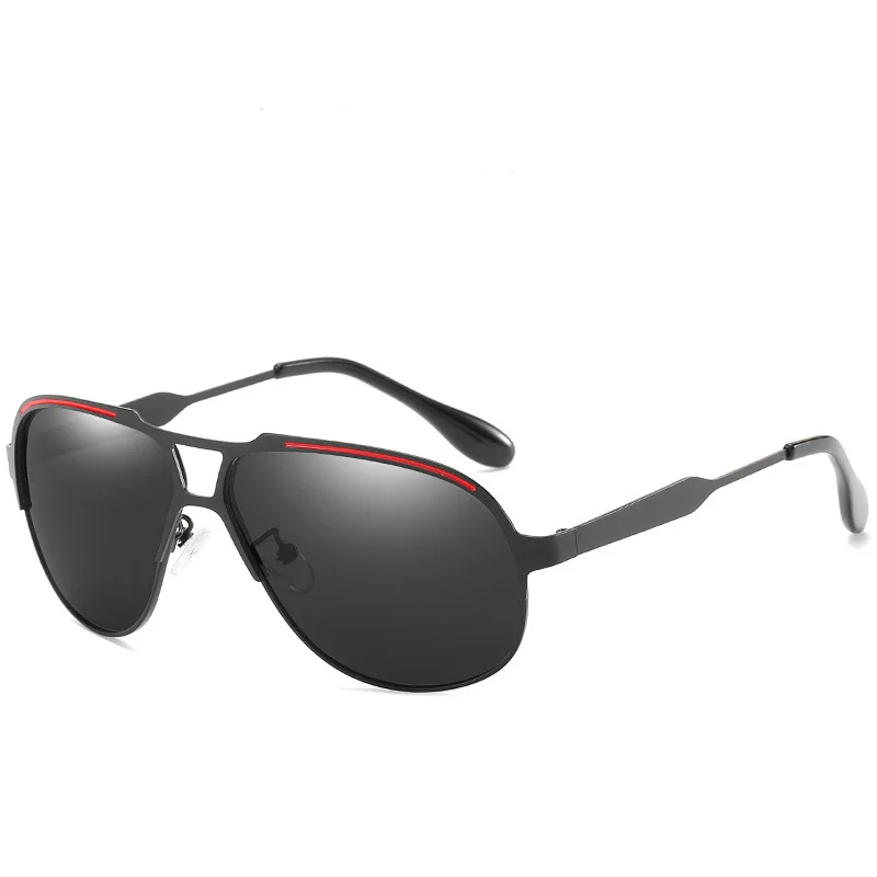 

Классические Весенние солнцезащитные очки Al-mg из сплава, поляризационные зеркальные солнцезащитные очки, изготовленные на заказ, близорук...