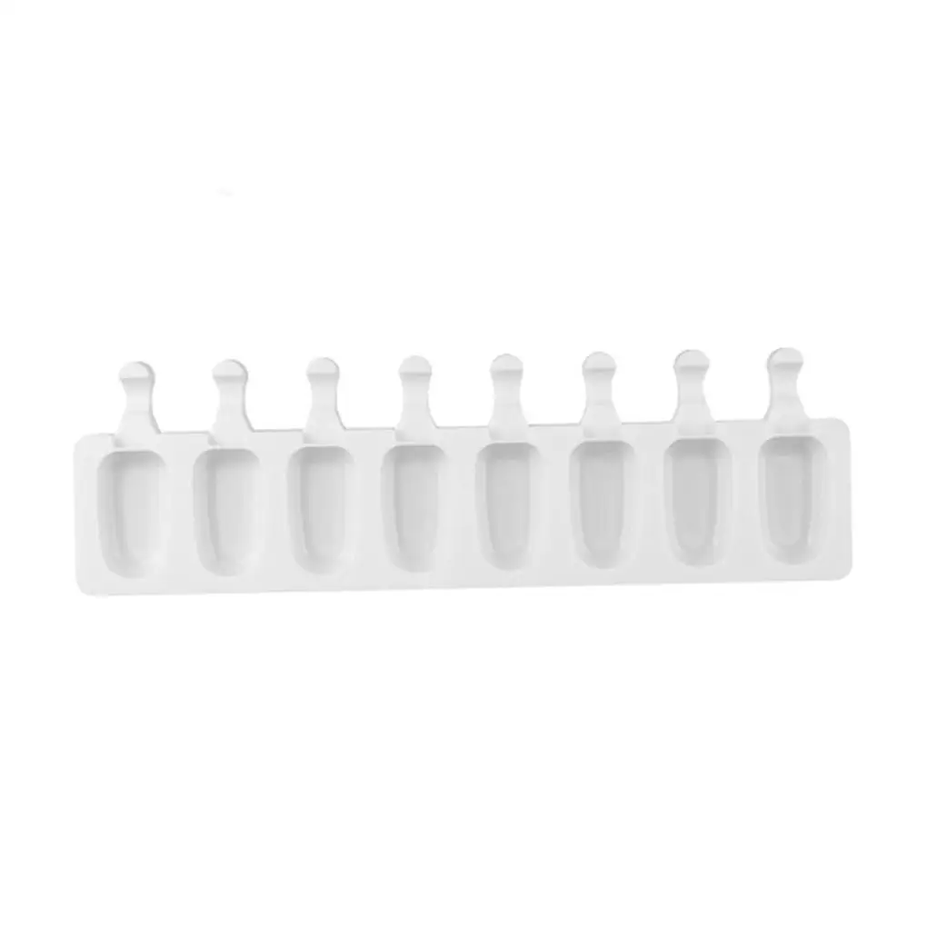 

8 Grid Food Grade Silicone Ice Tray Home DIY Ice Cube Mold Reusable Washable Ice Mould Cream Maker Kitchen Bar Accessories