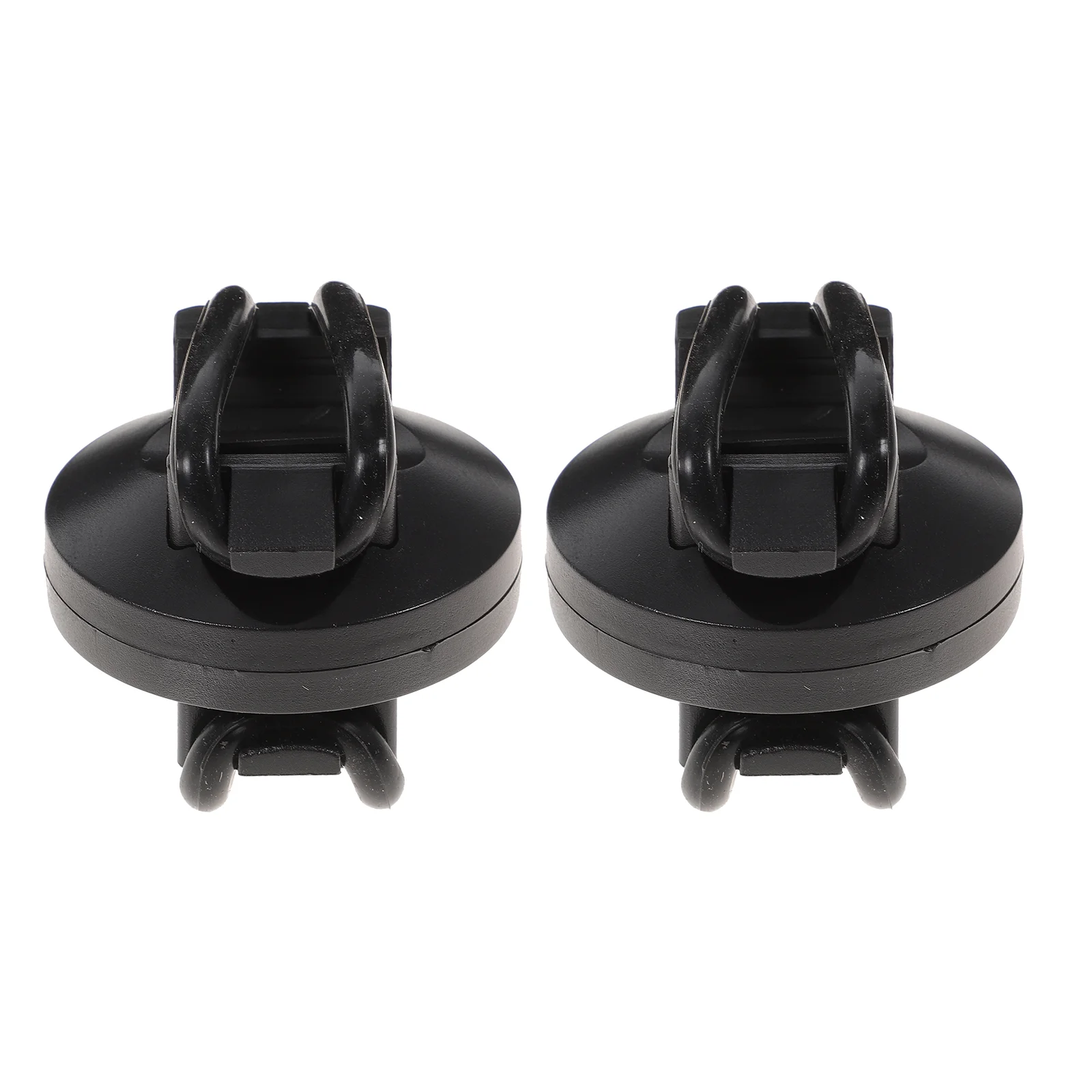 

2Pcs 360 Degree Adjustable Flashlight Retaining Holder Durable Front Light Brackets for Outdoor Cycling Camping Hiking Black