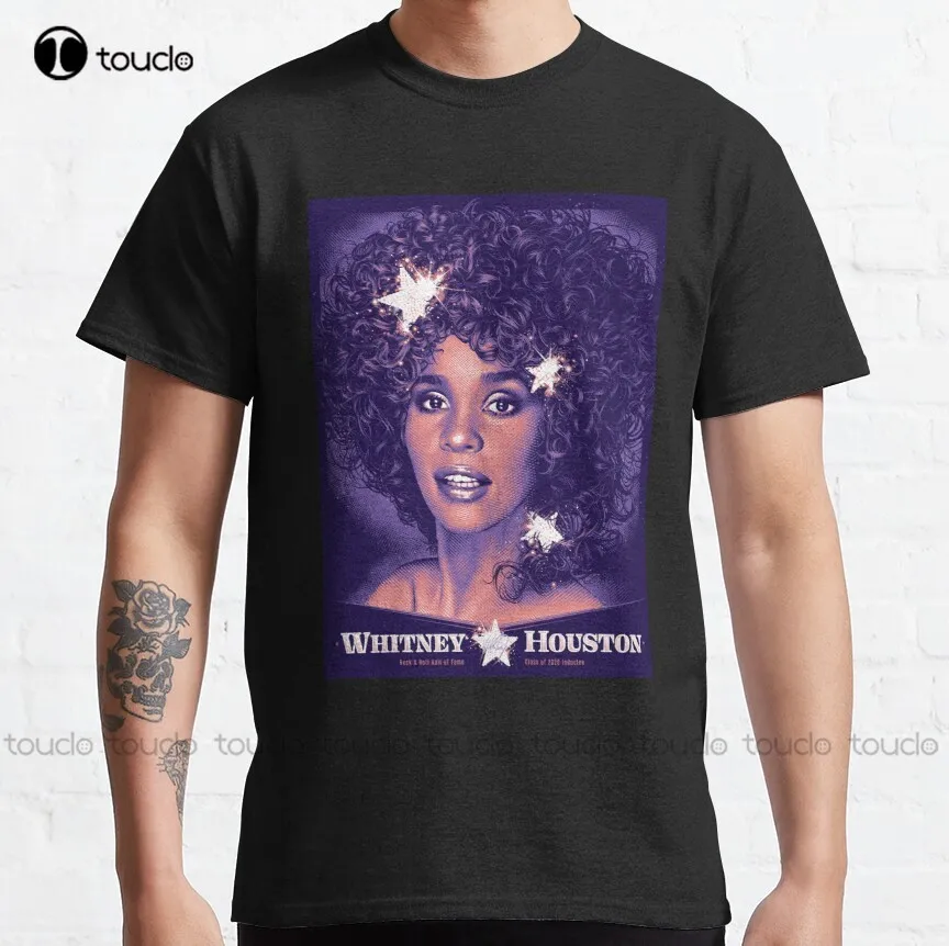 

Whitney Houston Classic T-Shirt 80S Shirts For Women Funny Art Streetwear Cartoon Tee Custom Gift Xs-5Xl All Seasons New Popular