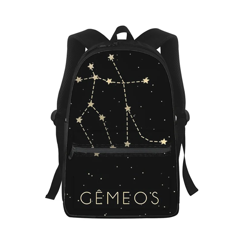 12 constellations fashion art Men Women Backpack 3D Print Fashion Student School Bag Laptop Backpack Kids Travel Shoulder Bag