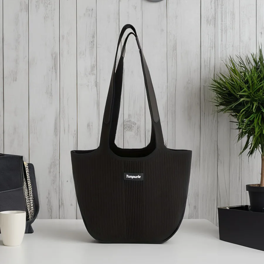 Модная женская сумка-тоут простая вместительная Повседневная Сумочка на плечо с