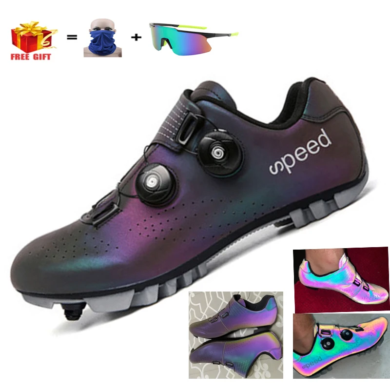 Профессиональная Обувь для велоспорта, дышащие Нескользящие кроссовки для езды на велосипеде