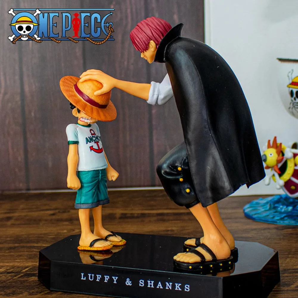 

One Piece Аниме Фигурка четыре императора Shanks соломенная шляпа Luffy экшн-фигурка One Piece Monkey D Luffy фигурка Рождественский подарок